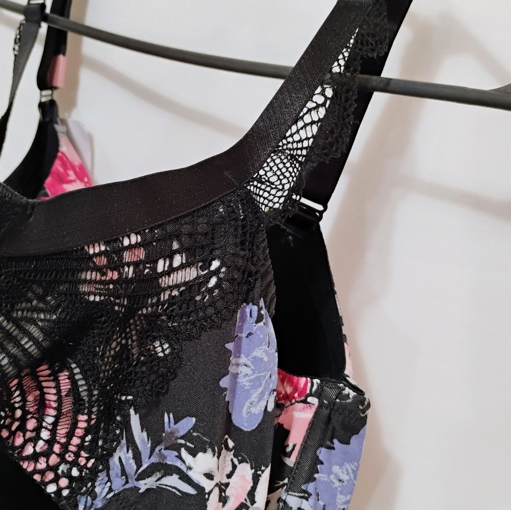 NWT Cacique 42DDD Back Floral Balconette Bra Underwire Lace - Picture 10 of 10